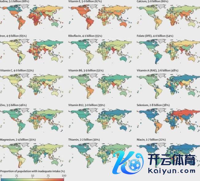 全球一半东谈主养分素摄入不及，国东谈主最要热心这四种 钙、维生素E、维生素A及B族维生素