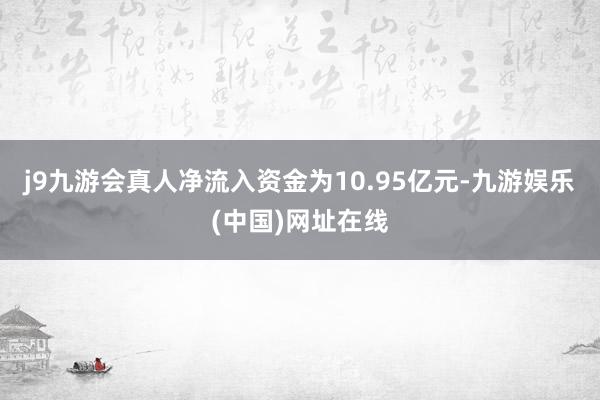 j9九游会真人净流入资金为10.95亿元-九游娱乐(中国)网址在线