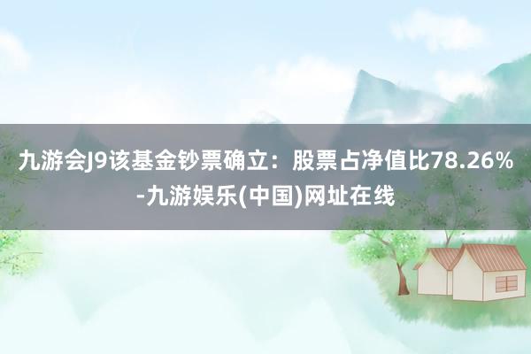 九游会J9该基金钞票确立：股票占净值比78.26%-九游娱乐(中国)网址在线